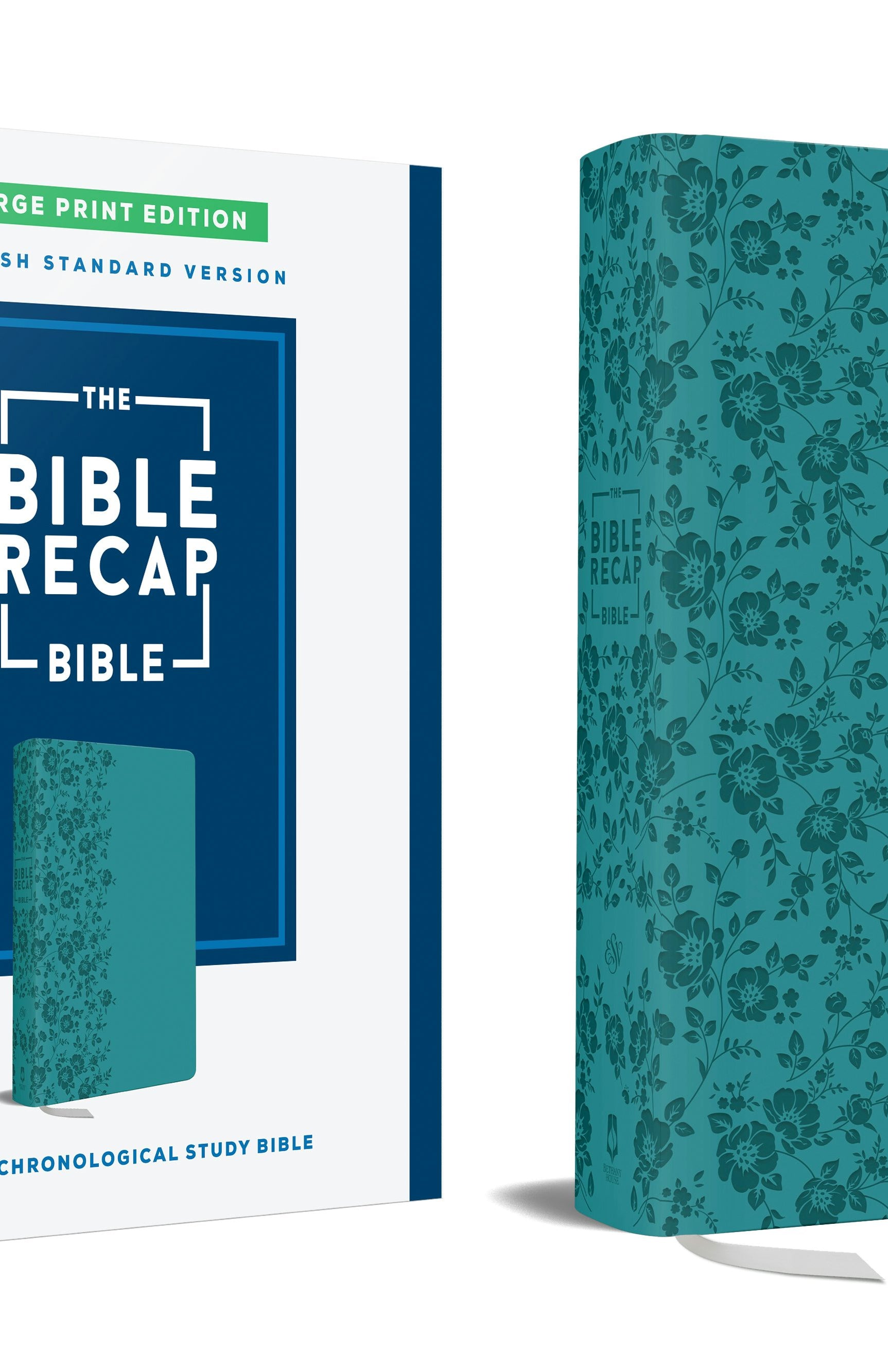 Cover image for The Bible Recap 365-Day Chronological Study Bible, Large Print, isbn: 9780764247538