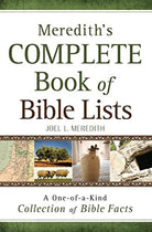 Cover image for Meredith's Complete Book of Bible Lists, isbn: 9780764203398
