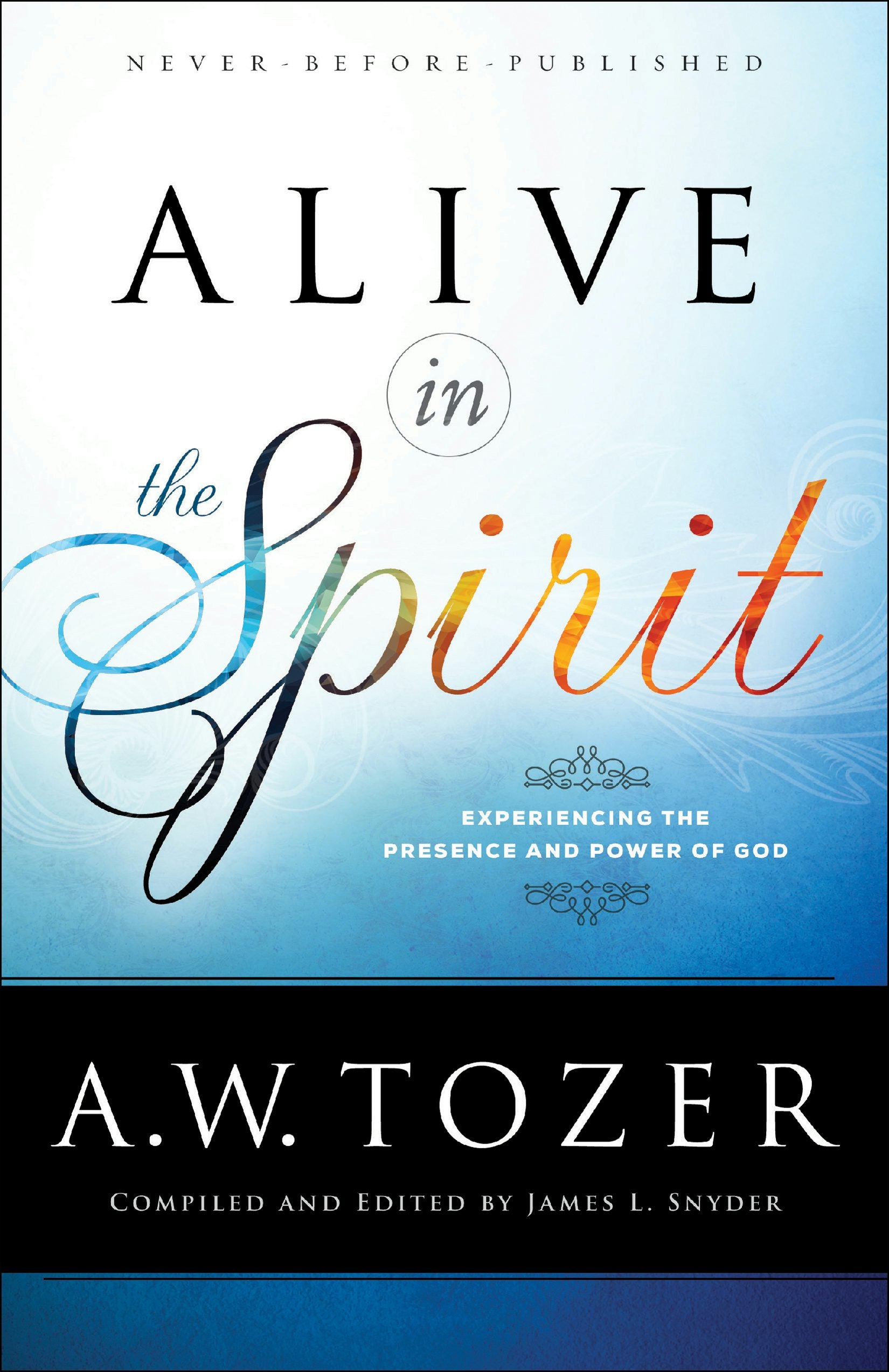 Cover image for Alive in the Spirit, isbn: 9780764218071