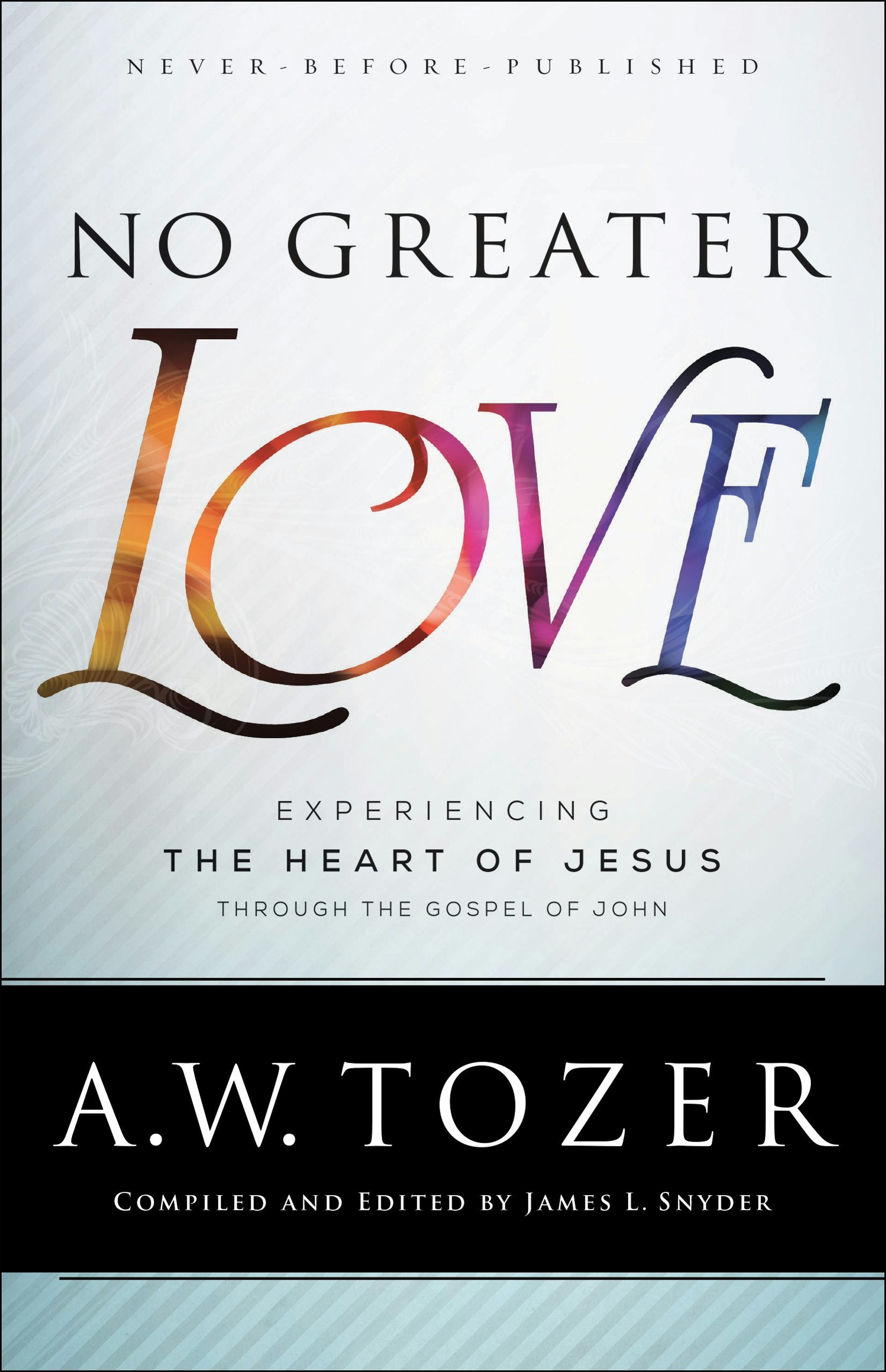 Cover image for No Greater Love, isbn: 9780764218101