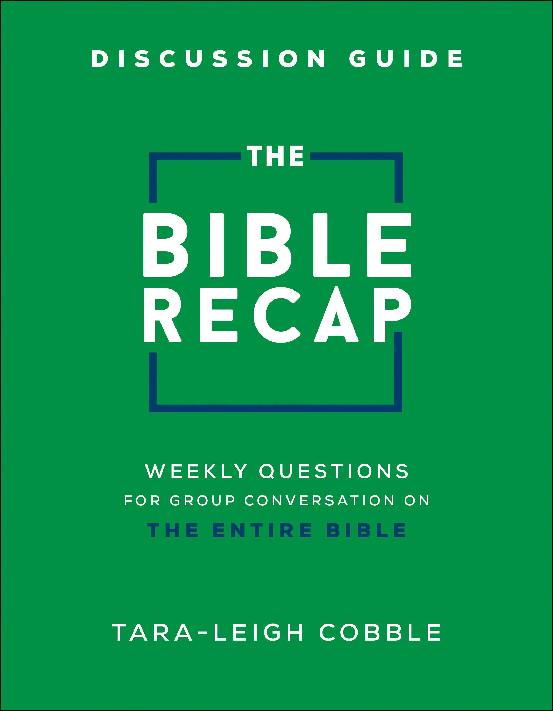 Cover image for The Bible Recap Discussion Guide, isbn: 9780764241482