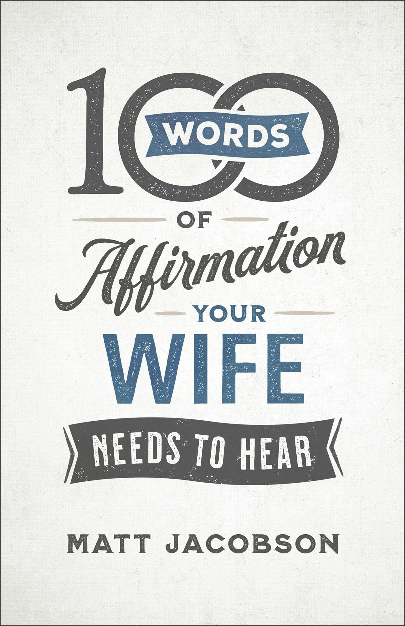 Cover image for 100 Words of Affirmation Your Wife Needs to Hear, isbn: 9780800736644