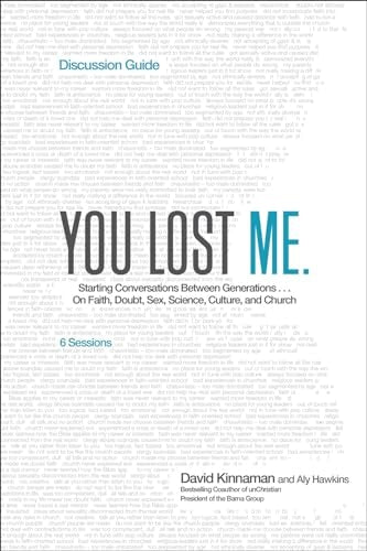 Cover image for You Lost Me Discussion Guide, isbn: 9780801014994
