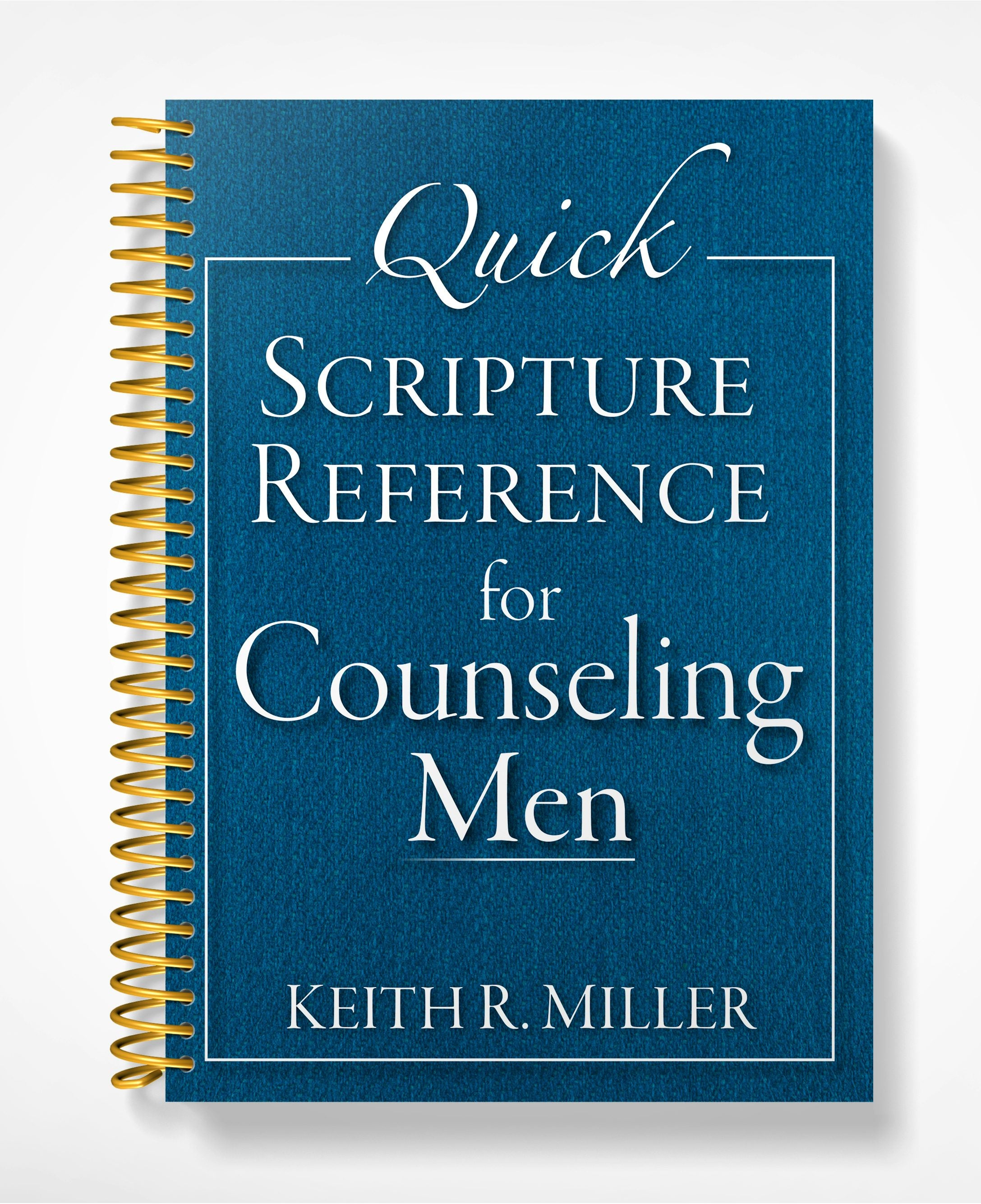 Cover image for Quick Scripture Reference for Counseling Men, isbn: 9780801015885