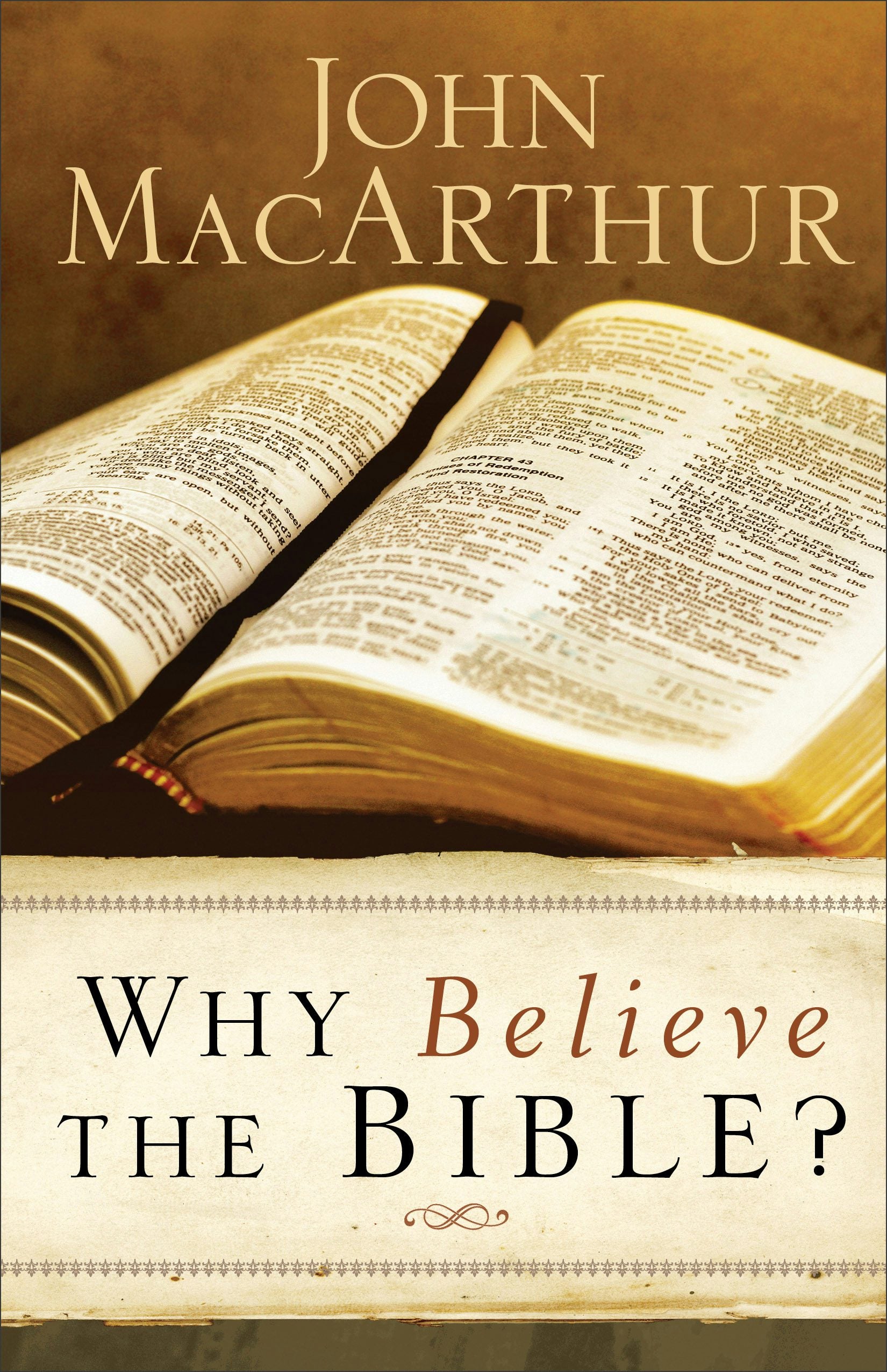 Cover image for Why Believe the Bible?, isbn: 9780801017940