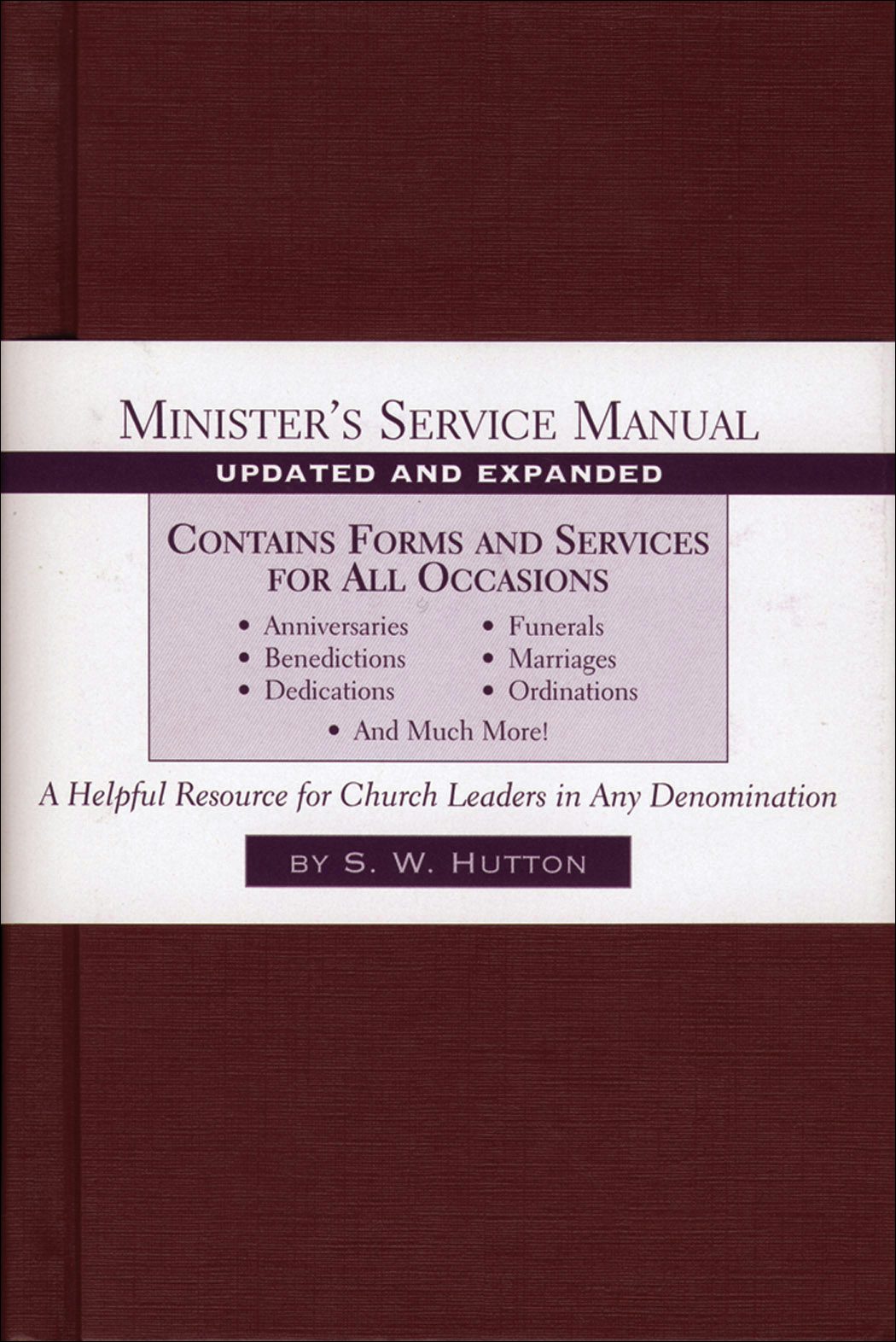 Cover image for Minister's Service Manual, isbn: 9780801091667