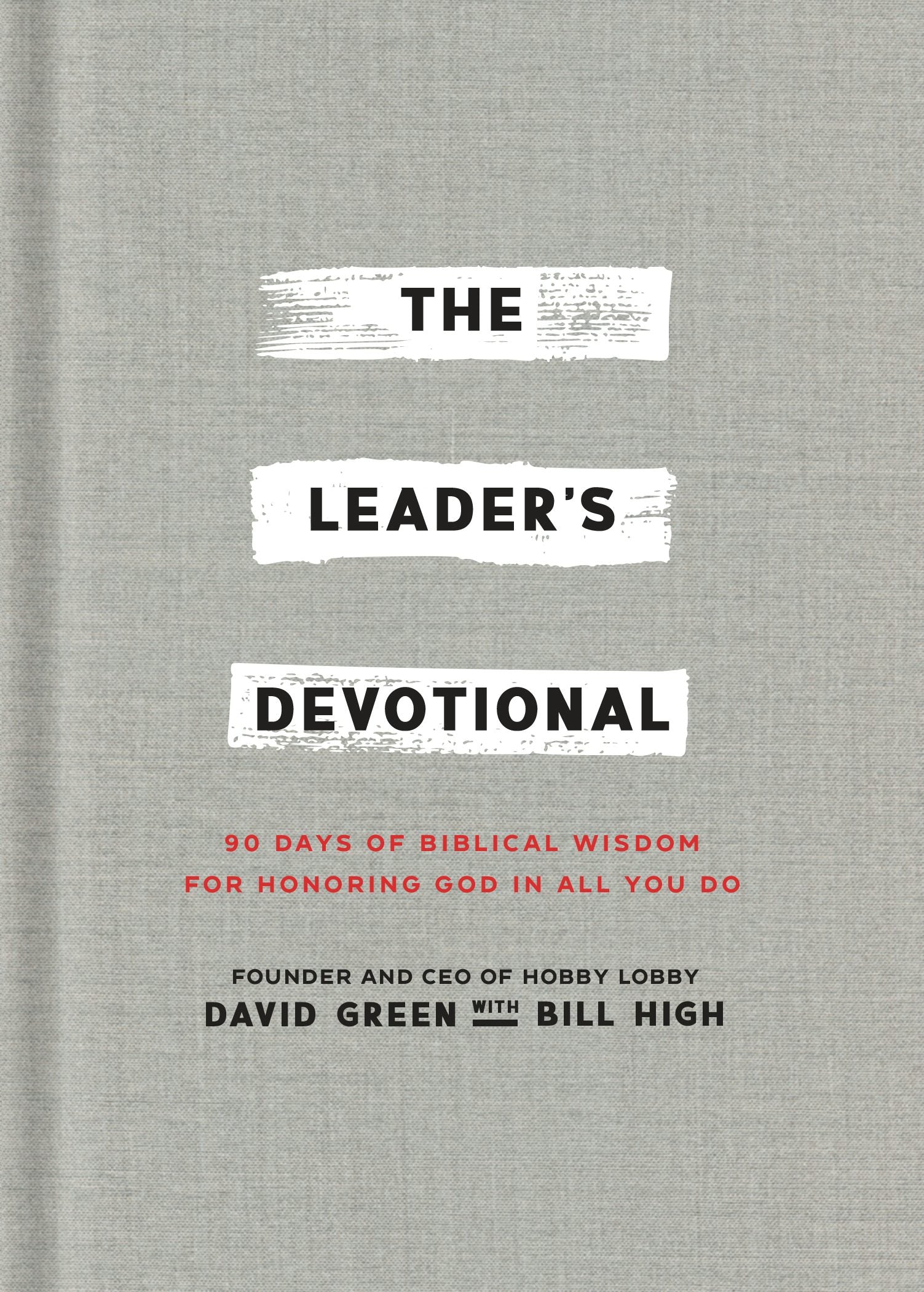 Cover image for The Leader's Devotional, isbn: 9781540903990