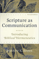 Cover image for Scripture as Communication, isbn: 9781540962478