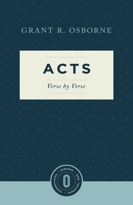 Cover image for Acts Verse by Verse, isbn: 9781683592747