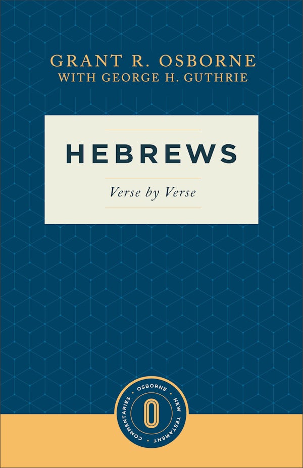Cover image for Hebrews Verse by Verse, isbn: 9781683595373
