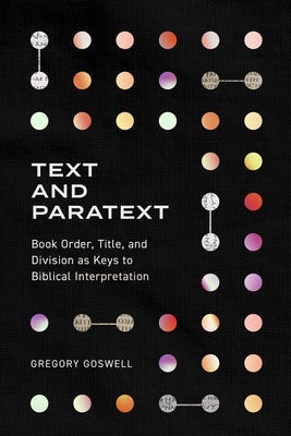Cover image for Text and Paratext, isbn: 9781683596110
