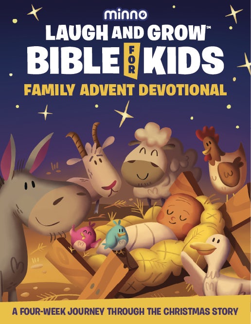 Cover image for Laugh and Grow Bible Family Advent Devotional, isbn: 9781962661119