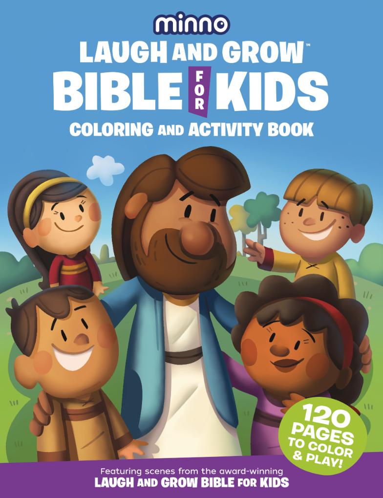 Cover image for Laugh and Grow Bible Coloring and Activity Book, isbn: 9781962661126